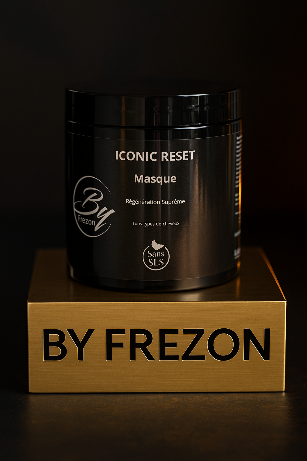 By FREZON – Masque Iconic Reset : Soin Capillaire de Luxe sans SLS (250 ml)